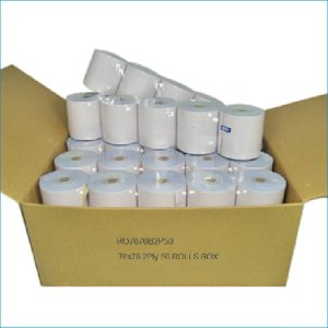 Calibor 76x76 2 ply Docket Rolls Box 50